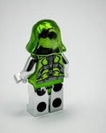 MEOW Chrome Silver Green Sith Warrior Minifigure Very Rare Limited Edition New!!