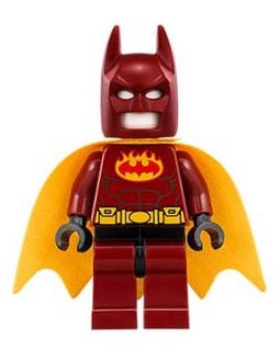 MEOW MINIFIGURE Batman, Firestarter Batsuit