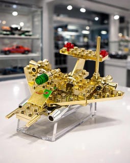MEOW Chrome Gold/Silver Space Shuttle 442 Classic Space Brand New!!