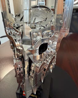 Chrome MEOW Sauron's Helmet Lord of the Rings - Custom collectible.