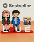 Custom 2 Person Brick Figures for Couple Gifts, Personalized Building Block Gift, Custom Brick Me Figures, Gift for Boyfriend