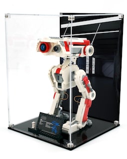 Acrylic Display Case Fits MEOW 75335, BD-1 with UV-Printed Background - Set Not Included