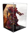 Acrylic Display Case Fits MEOW 76210, Hulkbuster with UV-Printed Background - Set Not Included