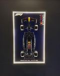 LED Wall Mount Display Frame for MEOW® Technic Red Bull RB20 Compatible with Set 42206 Racing Gift Frame ONLY