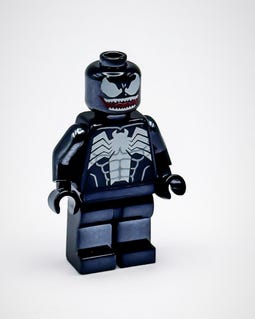 Lego Chrome Black Venom Super Heroes Minifigure New!!