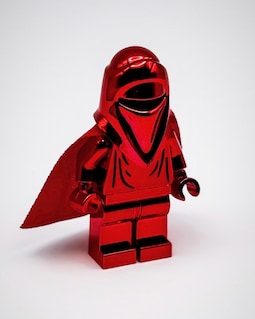 Lego Chrome Red Imperial Royal Guard Minifigure Star Wars New!!
