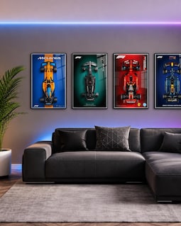 LED Display Frame for MEOW® Technic Race Cars Wall Mount Frame ONLY