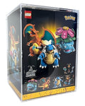 Acrylic case suitable for Lego Pokemon 72153 Venusaur, Charizard and Blastoise