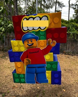 Colorful blocks Piñata