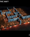 Gothic Navy Boarding Actions Compatible Terrain Set - Tabletop Terrain Grimdark Gothic Miniature Wargame Sci-Fi 28mm 32mm