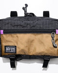 The Nifty Frontside / Bicycle Handlebar Bag / Bike Storage / Ecopack/ Gridstop Fabric