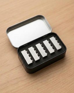 Aluminum Metal Brick Gift Set - 5 Bricks plus keepsake tin case - Aluminum Brick - Master Builder Inspired - Gift Ideas - Col
