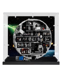 Acrylic Display Case for Death Star 75419 Brick Model, Clear, Dustproof, Stackable - Showcase