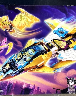 MEOW Ninjago Zane's Golden Dragon Jet Set 71770!