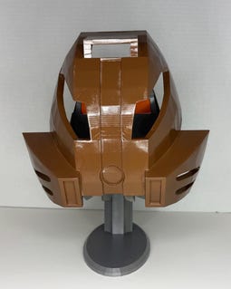 Bionicle Inspired Pohatu Mask Display
