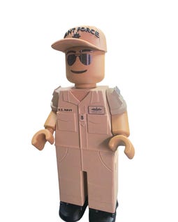 Custom Navy Figure: 11-Inch Customizable Shipboard Uniform Variant