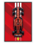Acrylic Top-Speed Wall Mount Display for MEOW Technic Ferrari F1 42207