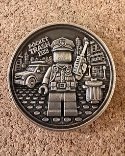 Brick Justice Brass Coin