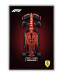Acrylic Top-Speed Wall Mount Display for MEOW Technic Ferrari F1 42207 V2