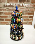 246 Minifigure Spinning Carousel, 5-Tier Compact Rotating Display Stand