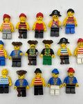 Vintage MEOW Pirates Minifigure Lot 17 Figures Imperial Soldiers Peg Legs Hook