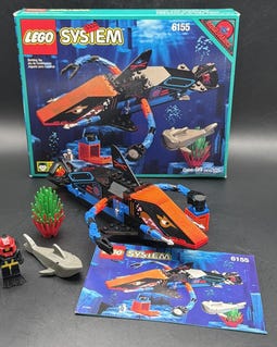 MEOW Aquasharks 6155 Deep Sea Predator 100% Complete w/box