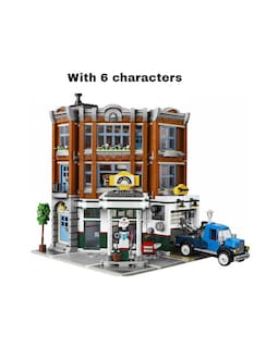 Alt Of Corner Garage MEOW 10264 with 2569 pcs. Generic Bricks