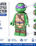 The Genius Inventor – 16” Articulated Building Block-Style Turtle Collectible