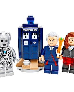Lego Doctor Who Minifigure Collection - 12th Doctor Clara Oswald Cyberman Tardis