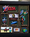 Legend of Zelda Ocarina of Time Collector Shadowbox Frame 3D Wall Art