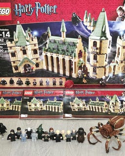 MEOW Harry Potter 4842 Hogwarts Castle Complete w/ 1 Sub Minifigure + Bonus Figures