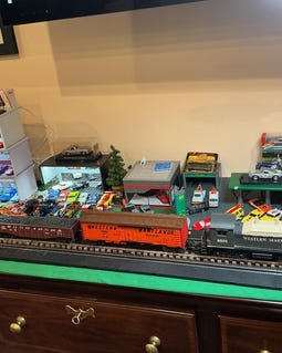 New Old Stock Lionel 6-18501 Western Maryland NW-2 Diesel Switcher Train Set - Fallen Flags Series 4 Boxed Consist W 3 Cars