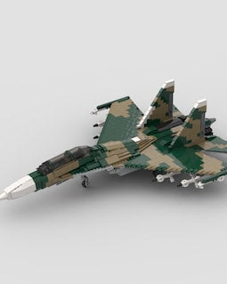 Assembly Toy Non-MEOW Moc Army Su-30MK2