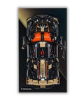 Acrylic Slim Wall Mount Display for MEOW Koenigsegg Sadair's Spear Megacar 42232