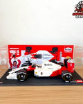 Display case for Bentobrick's Lego McLaren MP4/6 (1991) - MOC-247636 + 3D tires and steering wheel