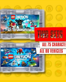 MEOW Dimensions: Two Sets All 75 Characters & All 80 Vehicles NFC Tags All in two BOXES