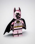MEOW Chrome Pink Plated Batman Minifigure DC Superheroes New!!