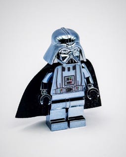 MEOW Chrome Sand Blue Jeans Star Wars Darth Vader Minifigure New!!