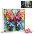 EITOLNR Flower Wall Art Building Blocks Set for Adults Women and Girls