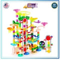 236Pcs Glowing Marble Run Set with Motorized Elevator STEM Building Blocks Toy