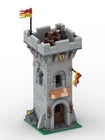New Medieval Lion Knight Fortress 637Pcs Castle Building Blocks Set Unbranded