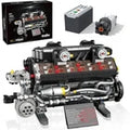 V12 Engine Building Set for Adults and Teens 14+, 1409 PCS Motorized Mechanic...