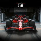 New Ferrari SF-24 F1 Racing Car 1:8 1361Pcs Technical Building Blocks Model Set