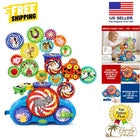 Motorized Gear Building Blocks Set - Electric Farm Spinning Toys for Ages 3-6