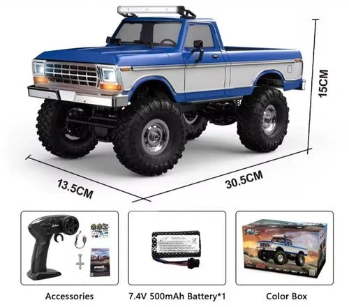 Rampage K10 1:18 4WD Brushed Electric Off-Road RC Truck Chevrolet Replica RTR