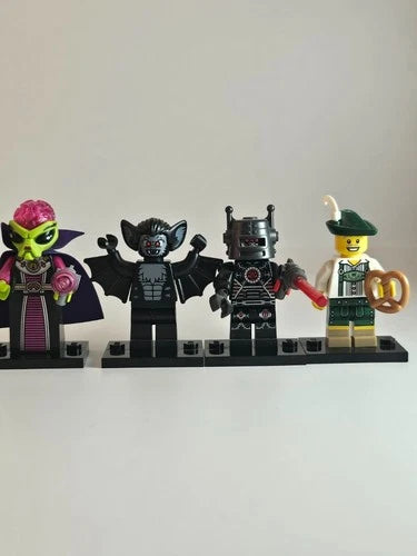 MEOW Minifigures Series 8 Lot Spartan Diver Alien Vampire Robot Lederhosen