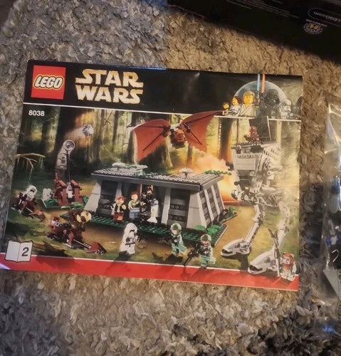MISSING PIECES LEGO Star Wars 8038 The Battle of Endor With Box And Manuals