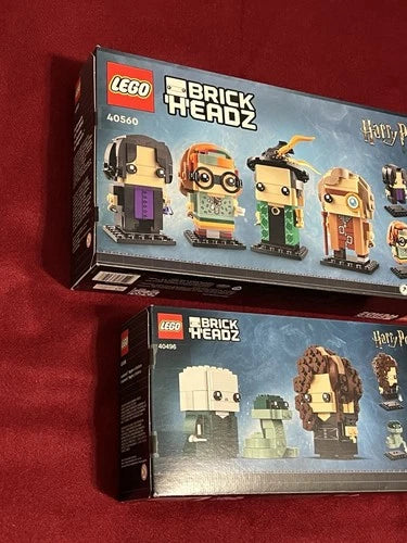 LEGO Harry Potter Brickheadz Lot - 40560, 40496 - New & Sealed