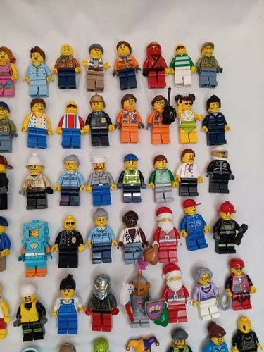 95 LEGO Minifigures Lot Rare Figures Monsters Christmas Assorted Characters