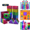 Play22 Magnetic Tiles Building Blocks - 113pcs - Learning By Playing 6015